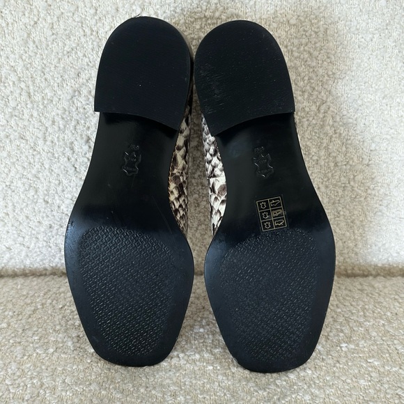 TORY BURCH Freya Mid-Heel Snake Skin Loafer SIZE 8 - Picture 12 of 12